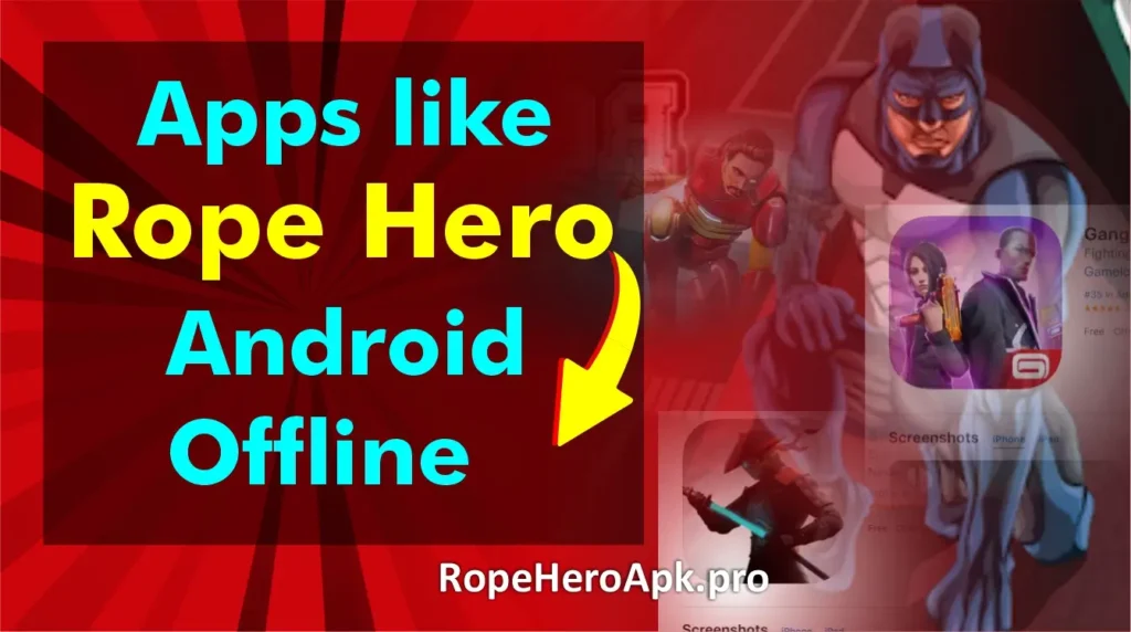 similar to rope hero, alternative to rope hero , apps like rope hero , game like rope hero