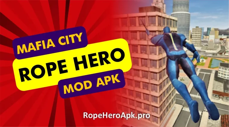 Rope Hero Mafia City Wars Mod APK, Unlimited Money