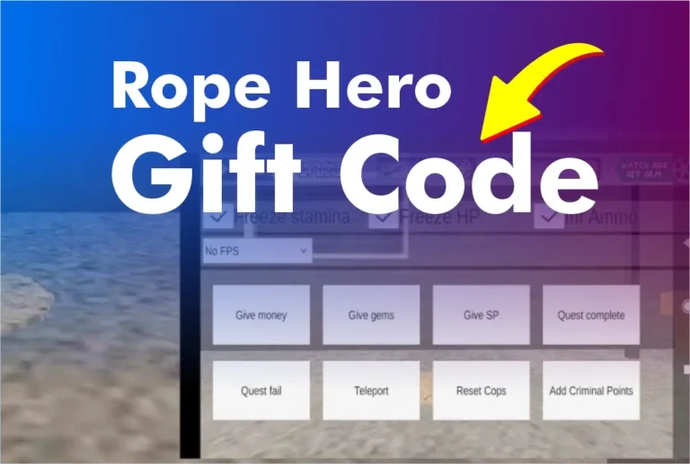Rope Hero Gift Code Free 