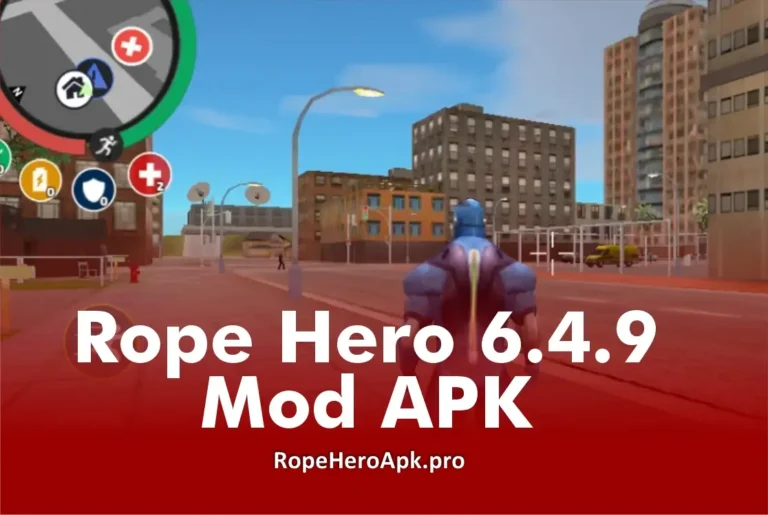 Rope Hero 6.4.9 Mod Apk [Unlimited money & Gems]